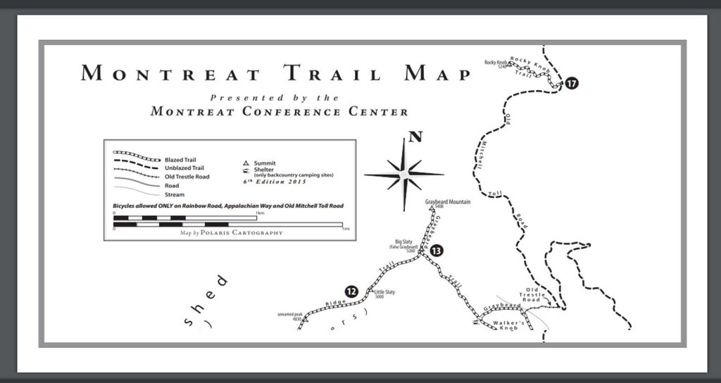 Montreat Trail Map
